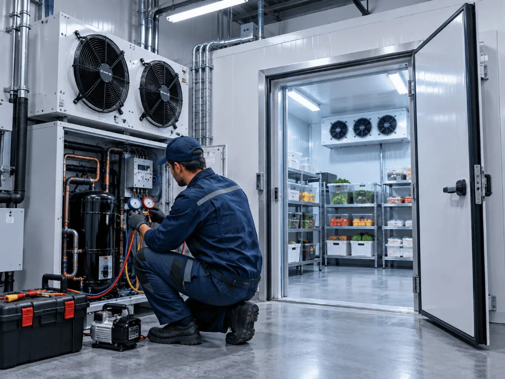 Walk-in cooler and freezer repair